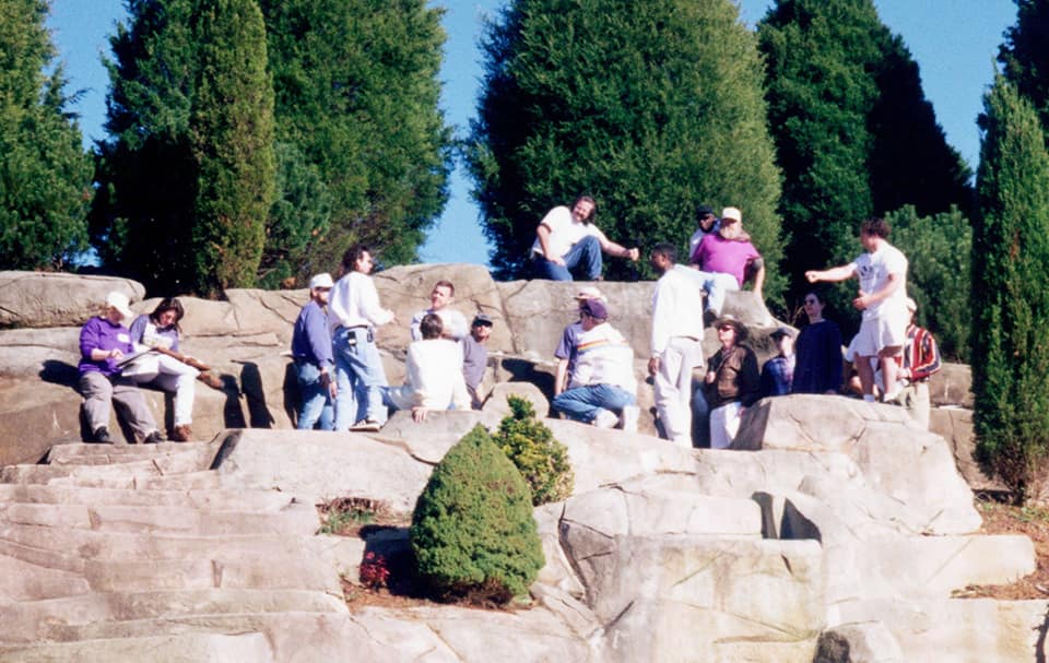 disciples in garden