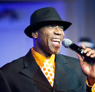 man singing