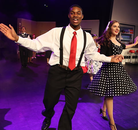 Dinner theater dancers