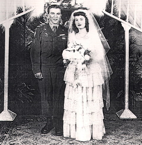 wedding photo 1940's